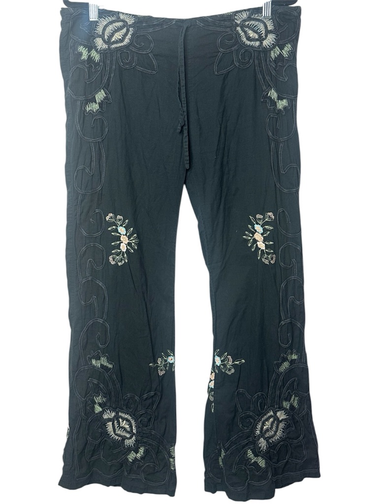 Tamara Catz Bohemian Embroidered Pants Size Large